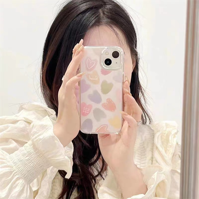 Cocok Untuk Iphone14 Pro Max iPhone Phone Case Cermin Casing Ponsel Kuat Kamera Perlindungan Tahan Guncangan Gaya Sederhana Kompatibel Dengan Iphone13 13pro 13prm iPhone 11 7Plus 8Plus Xr XS 12 Pro Max Casing Ponsel