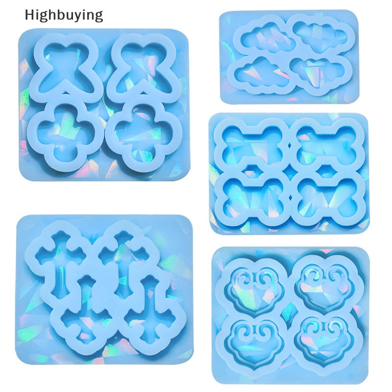 Hbid Mini Ear Studs Epoxy Cetakan Hewan Lucu Anting Liontin Perhiasan Dekoratif Silicone Molds DIY Jewellery Making Tools Glory