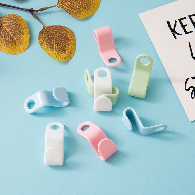 Pengait sambungan hanger gantungan baju pakaian Hook Kait plastik Clothes Hanger Connector Hooks