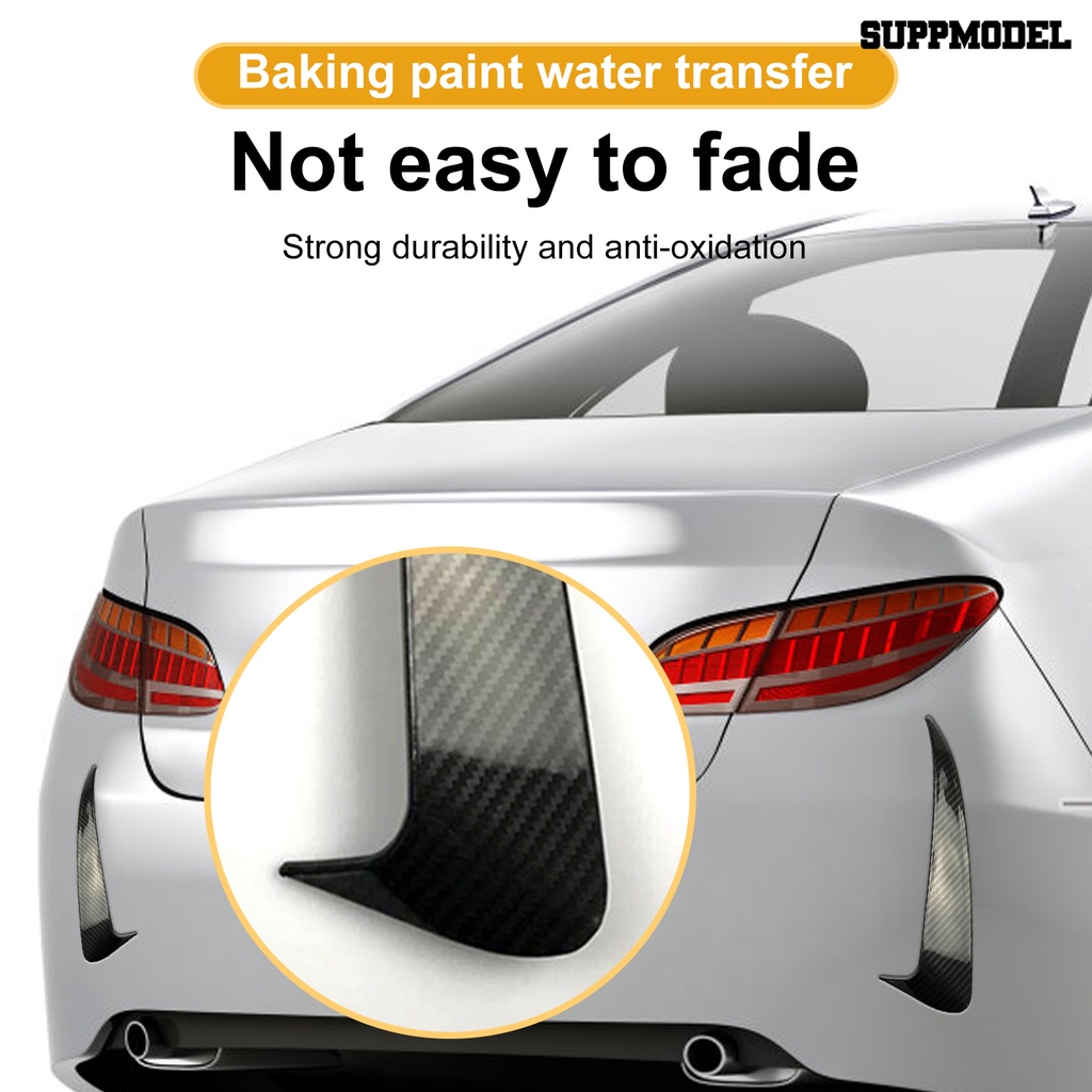 [SM Auto] 1pasang Stiker Mobil Profesional Tahan Air Serat Karbon Dimodifikasi Bar Eksterior Mobil Surround Air Outlet Sticker Untuk Kelas 15-18 C W205