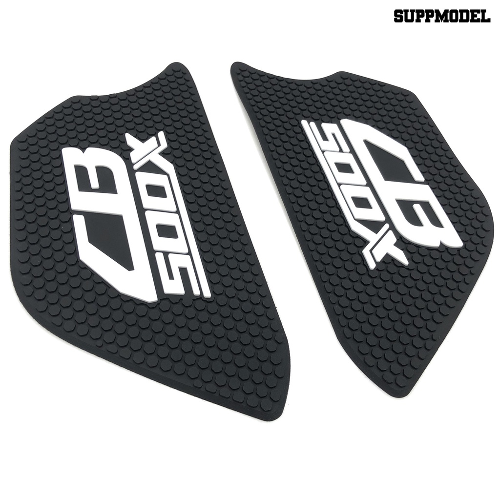 [SM Auto] 2Pcs Instalasi Cepat Ketangguhan Tinggi Tangki Bensin Stiker Karet Anti Gores Motor Modifikasi Tangki Gas Anti-Selip Stiker Untuk HONDA CB500X