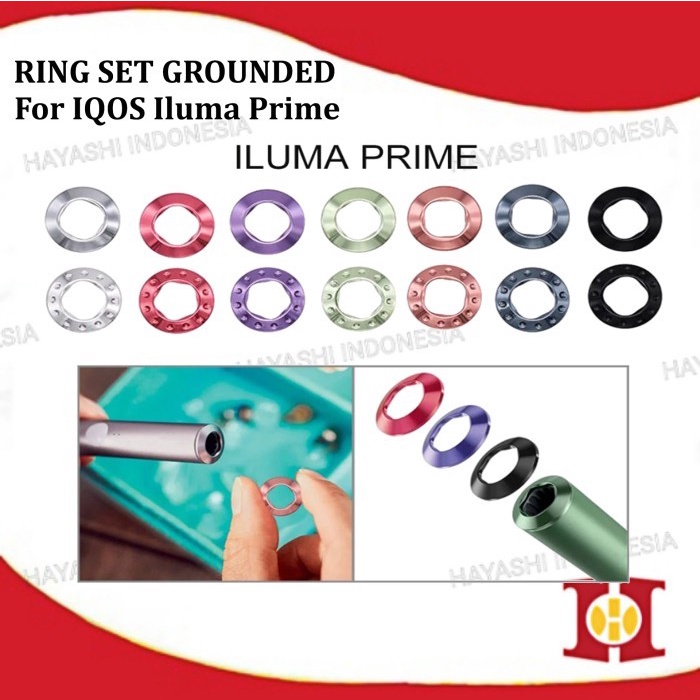 IQOS ILUMA &amp; ILUMA Prime Holder Stick Ring Set Warna Warni Original