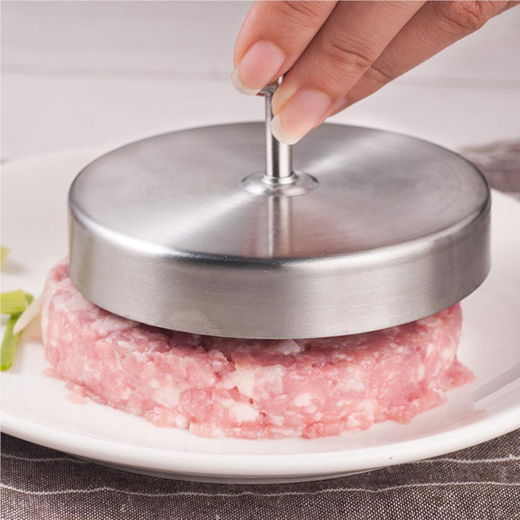 Stainless Steel Burger Press Hamburger Maker Cetakan Patty Anti Lengket Ideal Untuk Patties