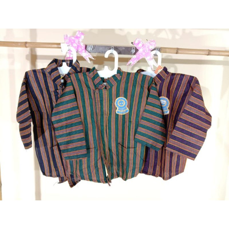 Lurik Surjan lurik anak cowok/Pakaian tradisional Jawa Anak Laki-laki