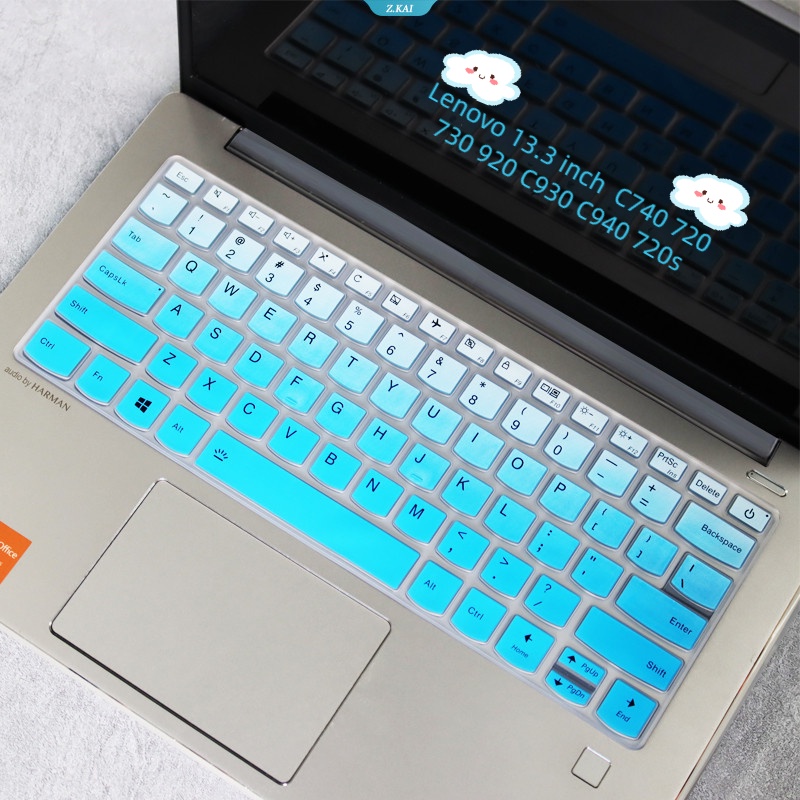 Full Coverage Keyboard Laptop Model Lenovo 13.3 Inch Yoga6 530 C740 720 730 920 C930 C940 IdeaPad 720s Tahan Air High Quality Film Pelindung [ZK]