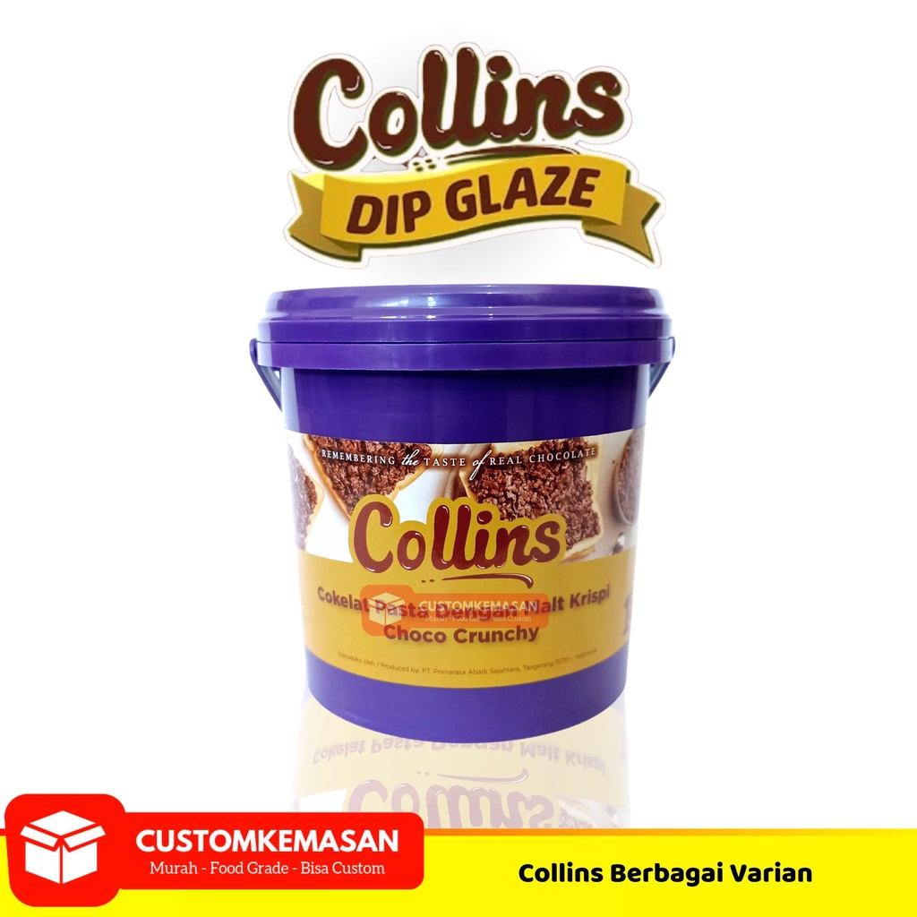 

Collins Dip Glaze 1 kg / Toping Donat Collins / Selai Donat / Collins Selai Donat