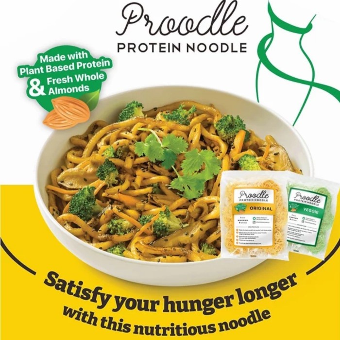 

B587 Mie Sehat Rendah Karbohidrat Protein Noodle Proodle Spencer's - Veggie