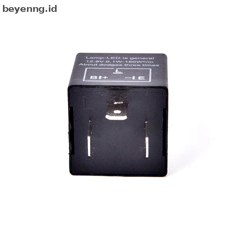 Beyen Relay Flasher Mobil 12V 3-Pin LED Adjustable Untuk Lampu Sein CF13 ID