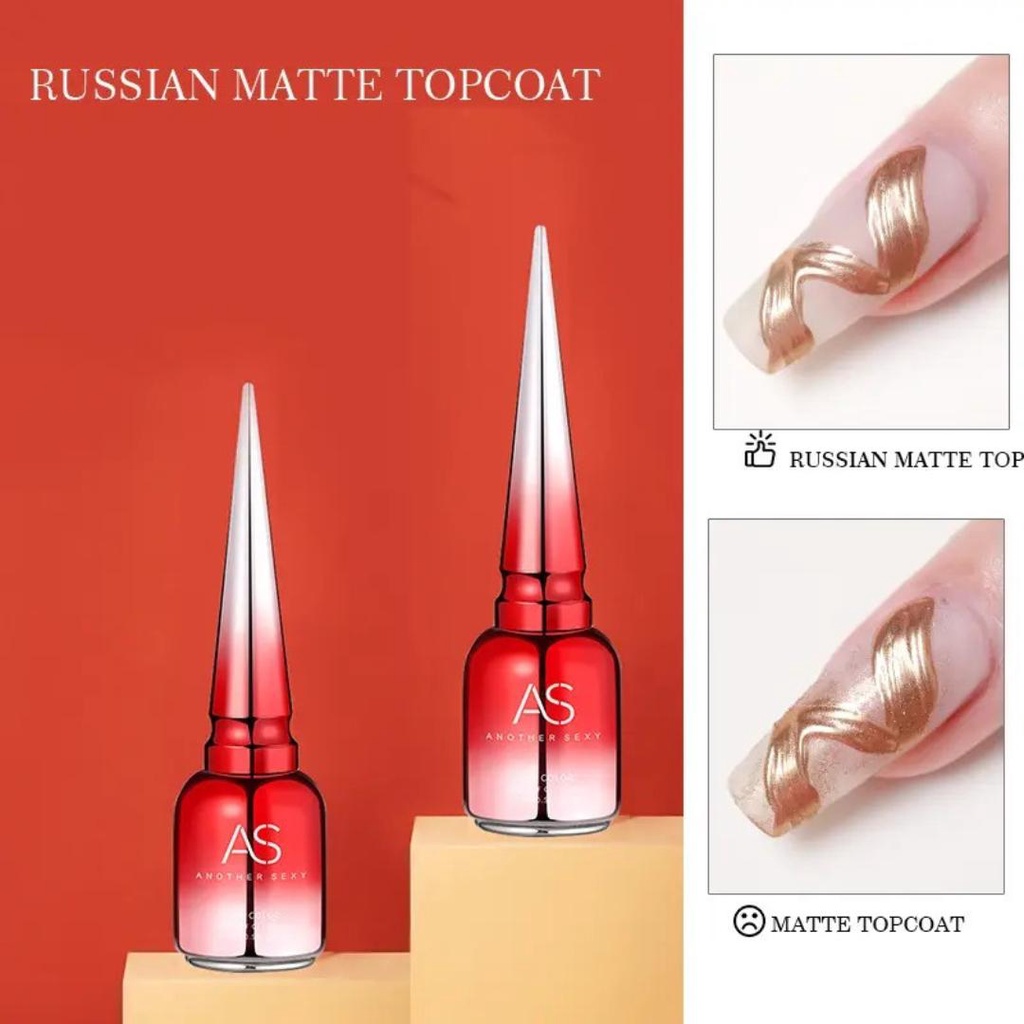 AS Russian Matte Manicure Russian Another Sexy Nail Gel Alat/ finish matte