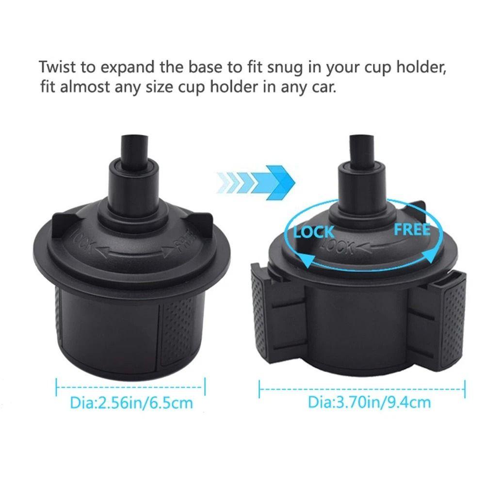 Lanfy Dual Phone Holder Handphone Multi Fungsi Aksesoris Mobil Interior Dekorasi Cradle Dengan Rak Penyangga Dudukan Ponsel Auto Phone Holder