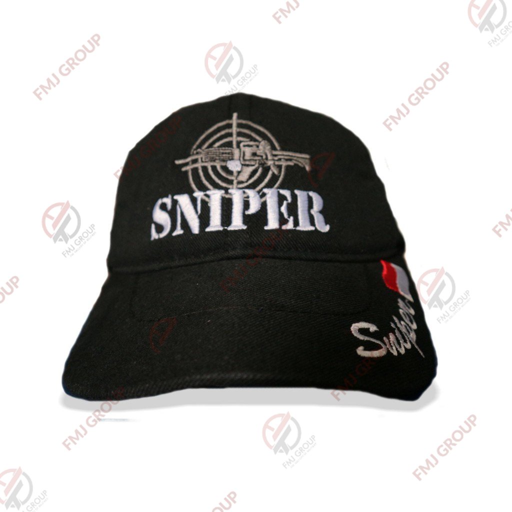 Topi Baseball Sniper - Topi Tactical Lapangan Canvas Rafel