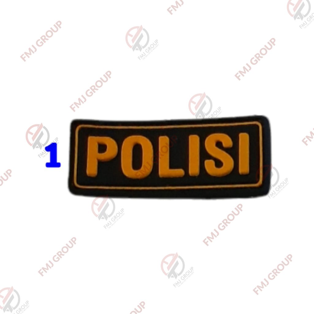 Emblem Karet Velcro / Patch Rubber Kecil Topi / Patch Karet Tempel - Bendera Indonesia,Tactical