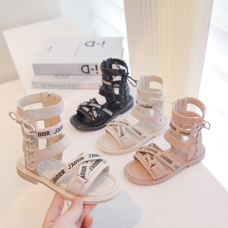 (LOLI-JKT) SD-6009 SANDAL ANAK JDIOR GLADIATOR TALI RESLATING SIZE 27-36