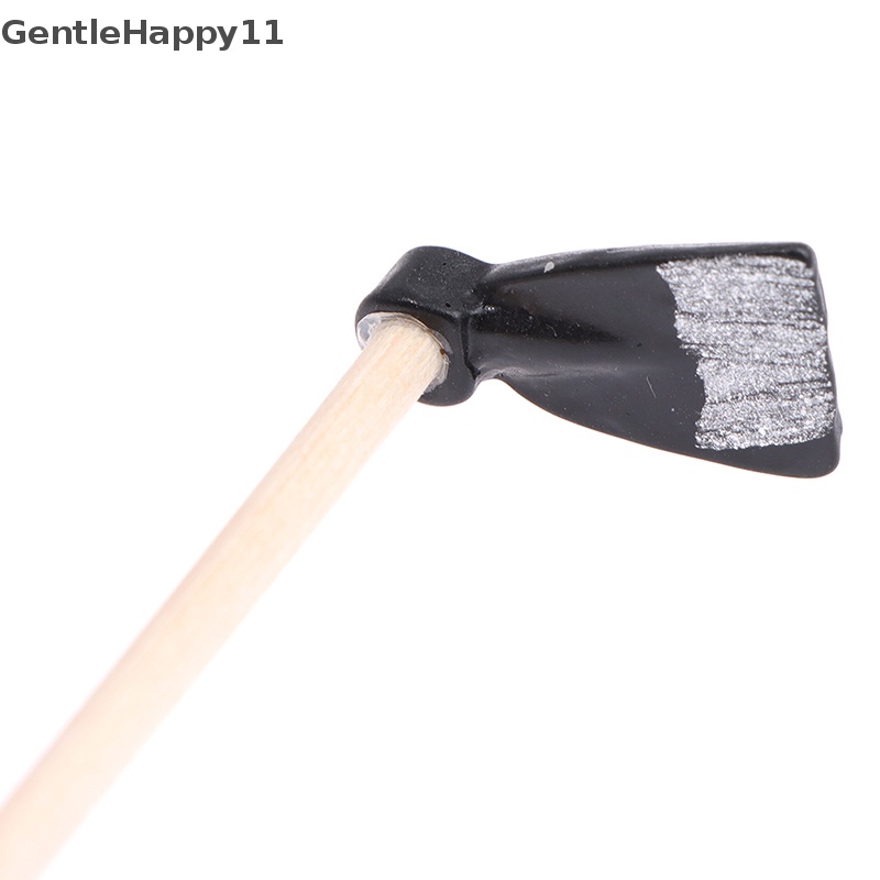 Gentlehappy1per12rumah Boneka Miniatur Cangkul Mini Simulasi Alat Pertanian Dekorasi Aksesoris id