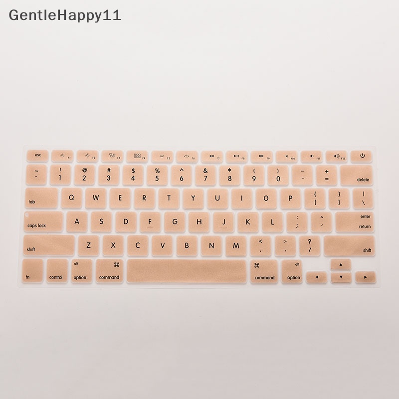 Gentlehappy Case Penutup Kulit Keyboard Bahan Silikon Untuk Macbook Air Pro 13 &quot;15&quot; 17inci id