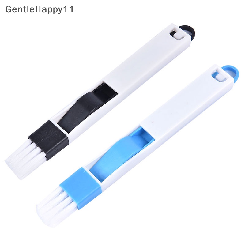 Gentlehappy 2in1 Pembersih Jendela Serbaguna Groove Brush Alat Lipat Keyboard Rumah Tangga id