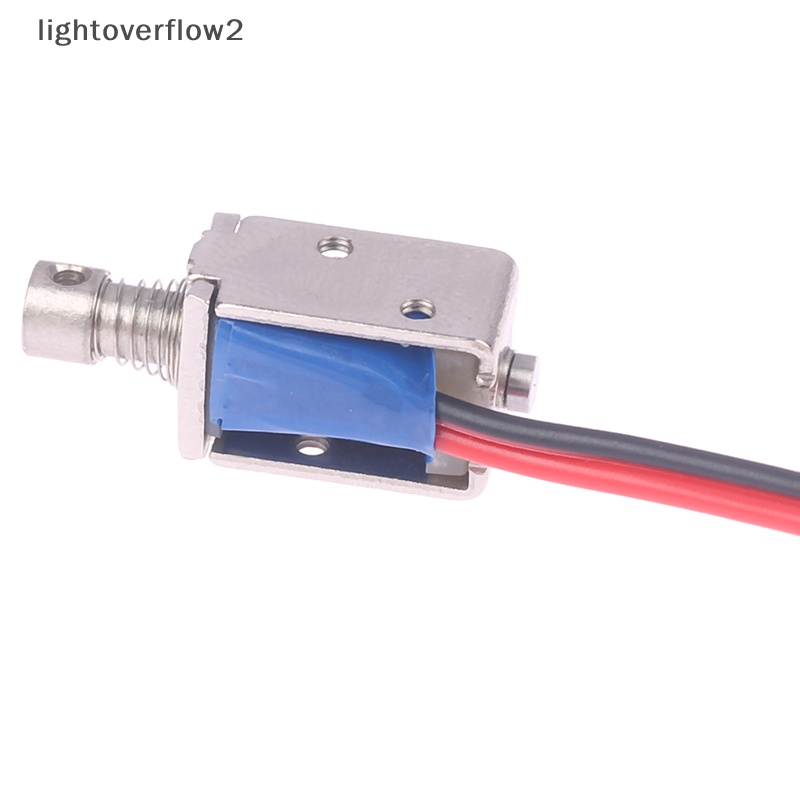 [lightoverflow2] Dc3v 10mm * 11mm Micro mini Block solenoid Electro Tembus push-pull solenoid Stroke 4mm [ID]