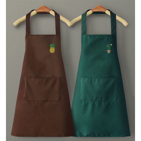 Celemek Masak Apron Dapur Chef Barista Waiter Anti Air