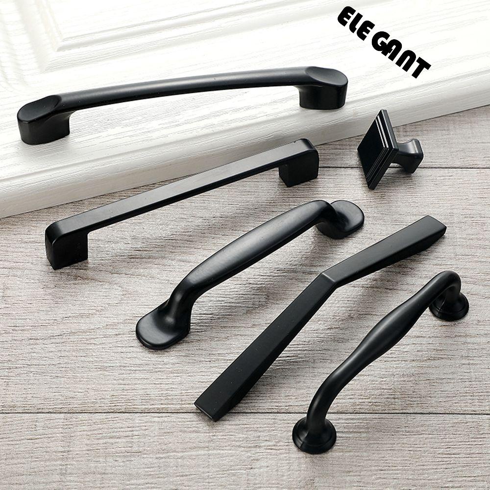 [Elegan] Handle Lemari Paduan Aluminium Solid Dengan Sekrup Tarikan Pintu Dapur Knob Lemari