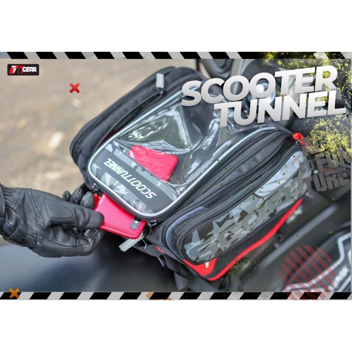 SCOOTER TUNNEL BAG 7 GEAR TAS TOURING 7 GEAR SCOOTER TUNNEL ORIGINAL