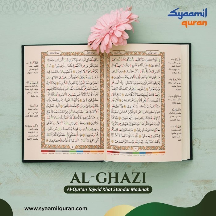 Al-Quran Al-Ghazi | Mushaf Al Ghazi Al-Quran Tajwid Standar Madinah