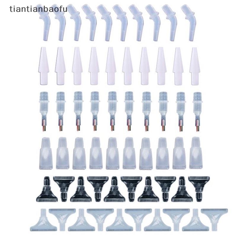 [tiantianbaofu] 5d Berlian Paing Titik Pengganti Bor Pulpen Tip Kepala DIY Aksesoris Alat Butik