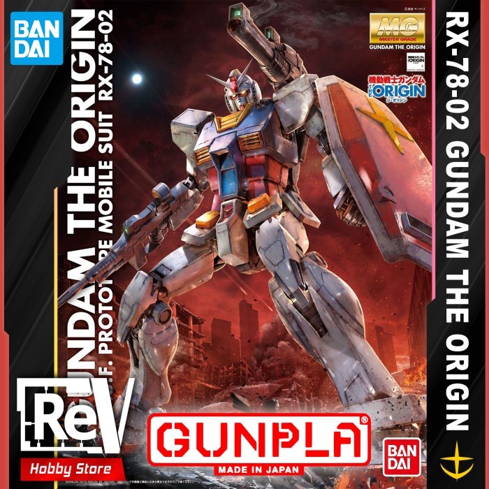 MG RX 78 RX78 GUNDAM THE ORIGIN BANDAI 1/100