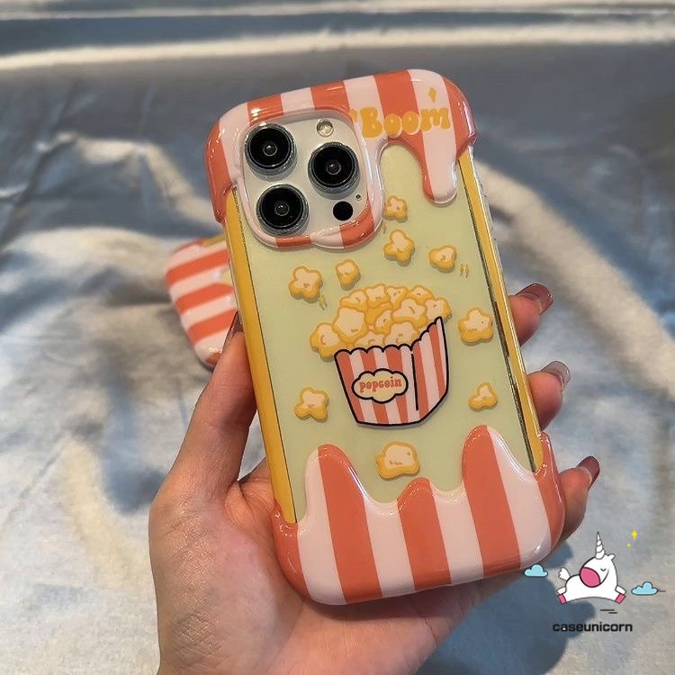 Casing Ponsel Es Krim Permen Kreatif 3D Kompatibel Untuk IPhone 7Plus 8Plus 78 Plus 11 14 13 12 Pro Max XR X XS Max Pasangan Kartun Lucu Mickey Minnie Mouse Lembut Shockproof Cover