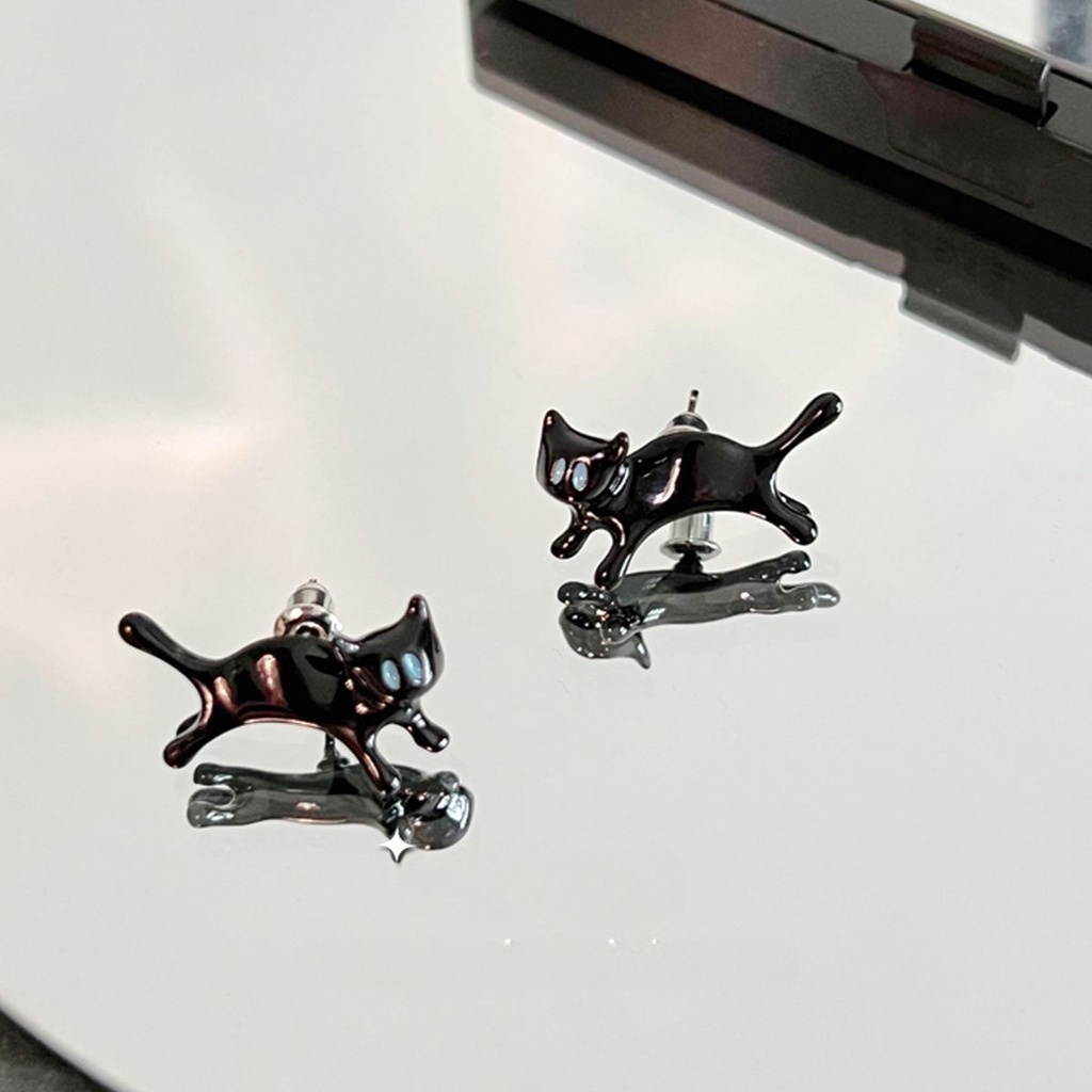 Anting Pejantan Kucing Halus Lucu Retro Aksesoris Telinga