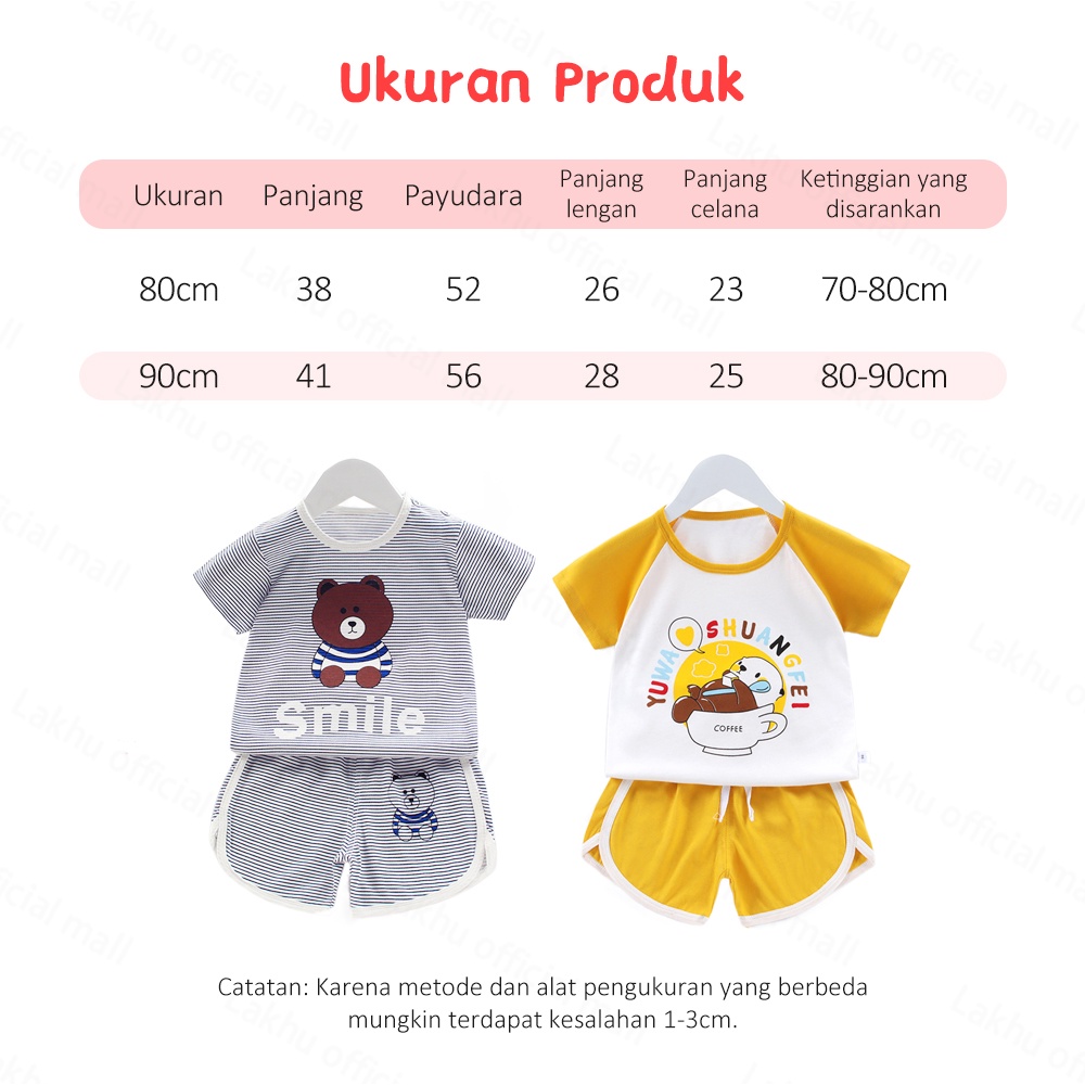 Lakhu Setelan Anak Perempuan Laki-laki/ Setelan Anak Terbaru/ Baju Setelan Bayi New Born