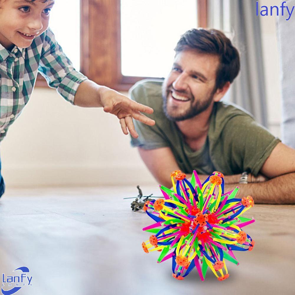 Lanfy Throw A Ball 1pc Mainan Kecemasan Anak-Anak Magic Ball Toy Beach Kick Expansion Sphere