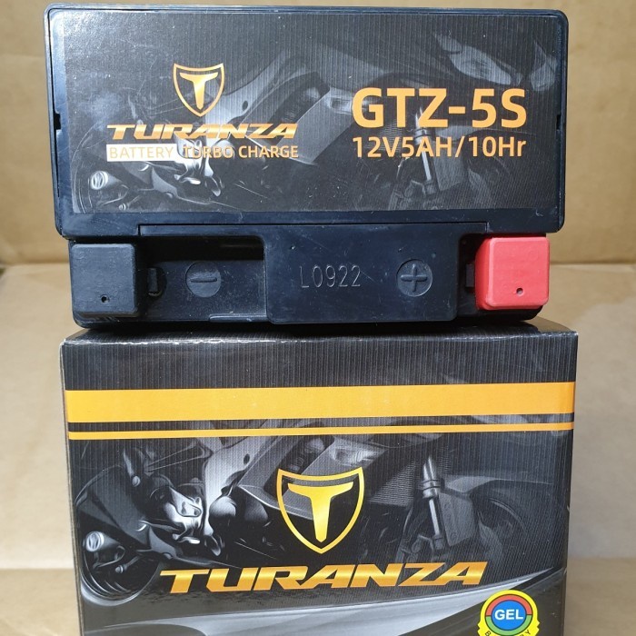 Turanza GTZ 5S Aki Kering Motor Beat Vario Karbu Karisma Mio M3 110cc