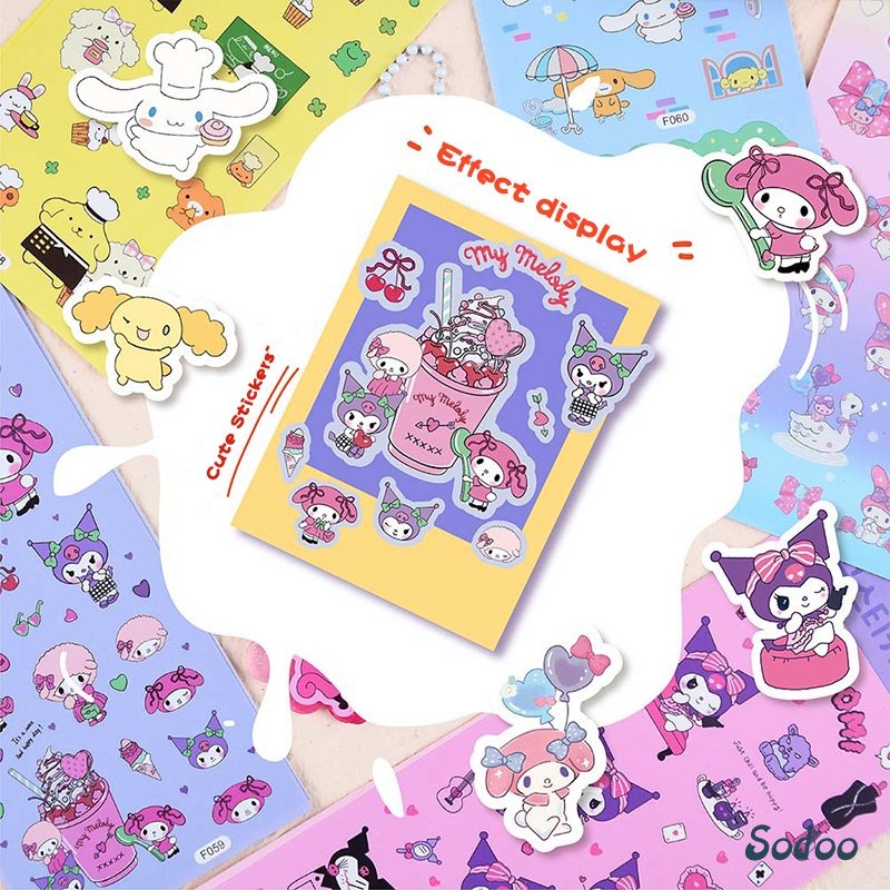

Stiker Koromi Waterproof Kartun Sanrio MELODY Untuk Diary Stiker Dekorasi DIY - SO