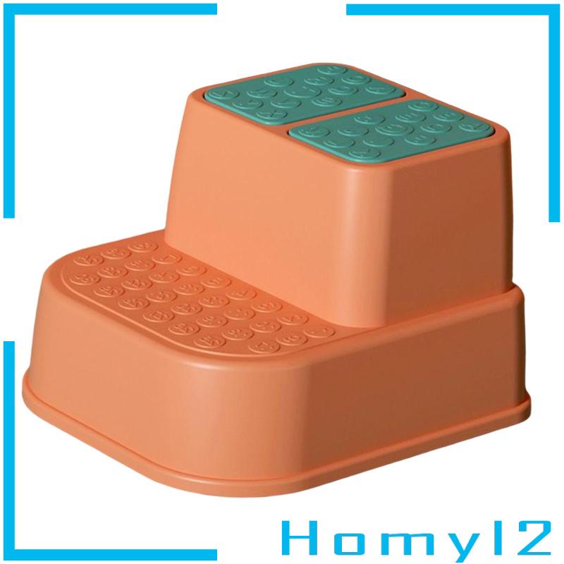 [HOMYL2] Step Stool Multiuse Stabil Kids Bangku Dua Langkah Untuk Ruang Bermain Duduk Ruang Tamu