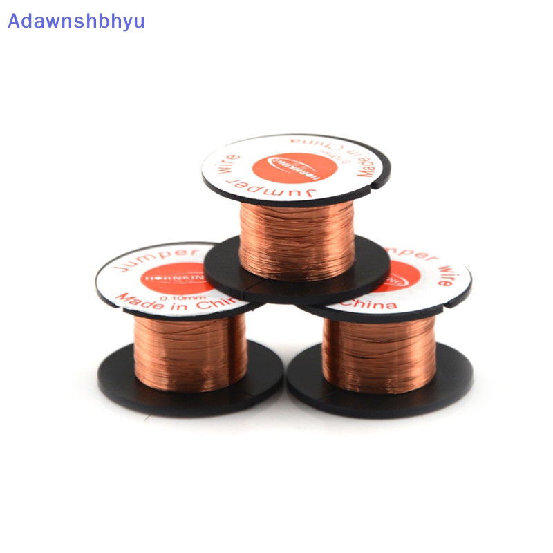 Kawat Magnet Adhyu 3roll AWG Gauge Enameled Copper Coil Winding 0.1mm ID