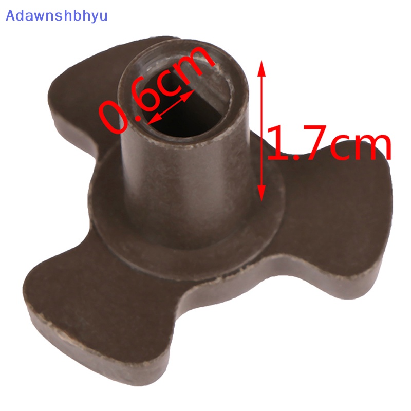 Adhyu 2Pcs 17mm Microwave Oven Meja Putar Roller Guide Support Coupler Tray Shaft ID