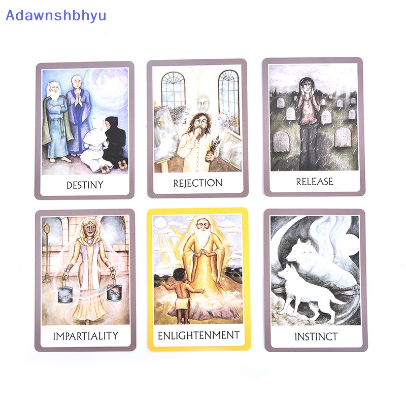 Adhyu Chakra Wisdom Oracle Cards Deck Kartu Tarot Bahasa Inggris Papan Ramalan Game ID