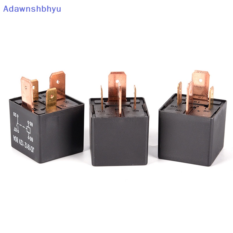 Adhyu Waterproof Heavy Duty Relay 4Pin DC 24V 12V 80A JD1912 Relay Mobil Otomotif ID