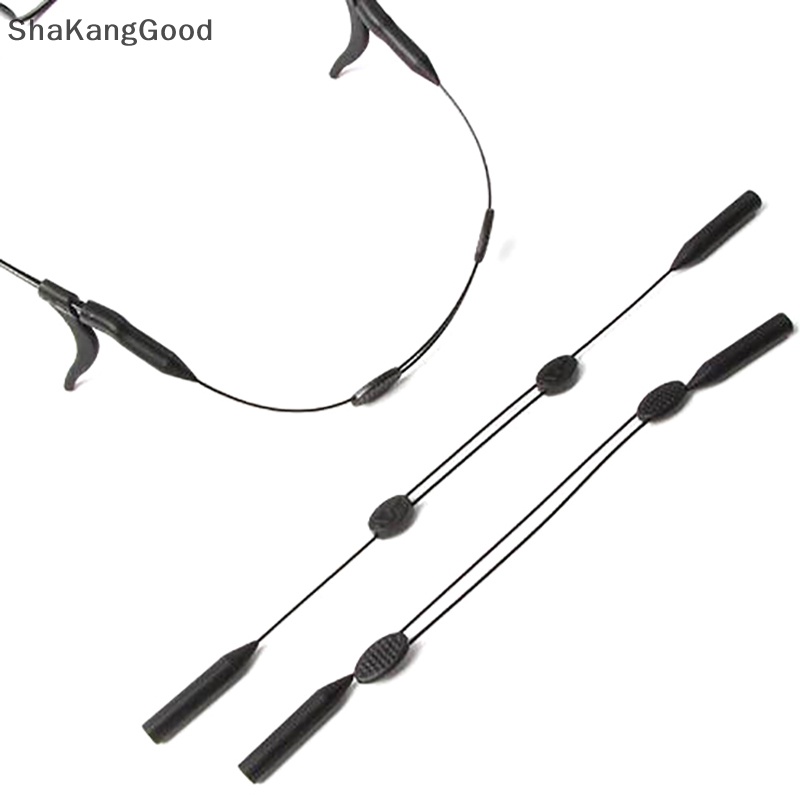 Skid 1set Scalable Silikon Olahraga Kacamata Tali String Holder Eyewear Lanyard SKK