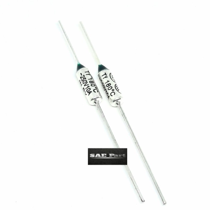 FUSE 180°C 10A 250V Rice Cooker/sekring Penanak Nasi/Magicom/Setrika BIN27