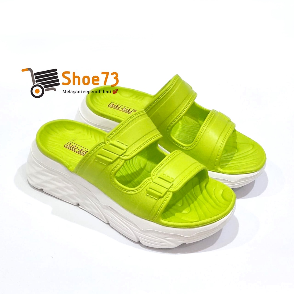 BARA-BARA 8087 - ZHB2 SIZE 37-41 ORIGINAL | Sandal Selop Jelly Tinggi Wanita | Sendal Kokop Cewek Impor