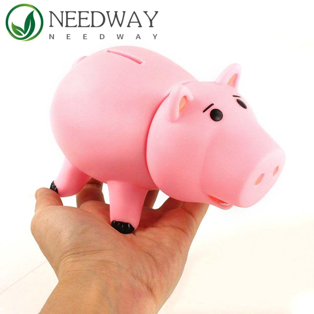 Needway   Action Figure Untuk Anak Hadiah Lucu Hamm the Piggy Model Mainan PVC Koleksi Figure Model Anime