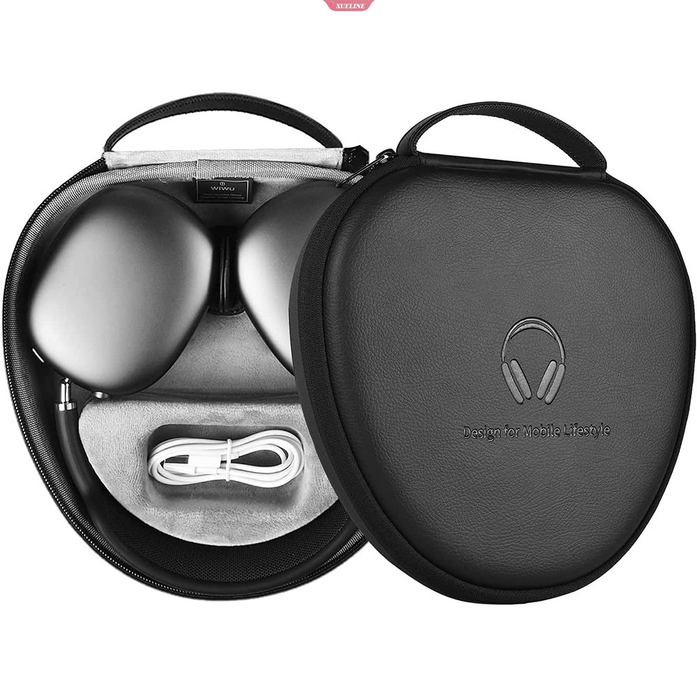 Wiwu Tahan Air Smart Case Untuk Airpods Max Dengan Daya Tetap Membawa Tas Untuk Airpods Max Model Tidur Headphone Case Pelindung [ZXL]