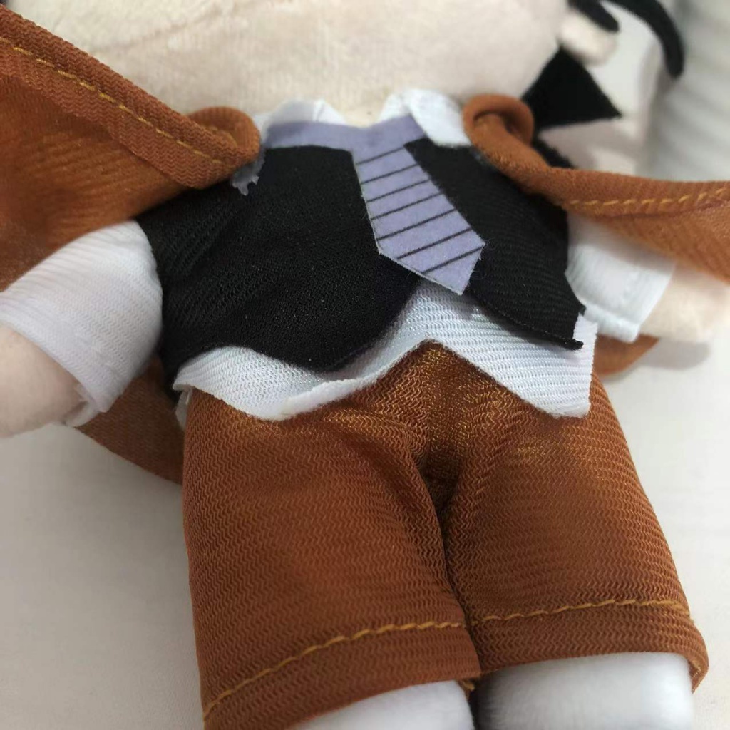 20cm Anime Bungo Stray Dogs Edogawa Rampo Boneka Plush Dazai Osamu Nakahara Chuuya Nakajima Atsushi Boneka Plushie Mainan Boneka