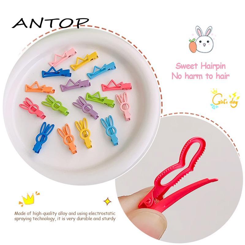 [antop] Jepit Rambut Bentuk Hati Manis Anak Tidak Sakit Rambut Lucu Hair Clip Girl Side Bangs Clip