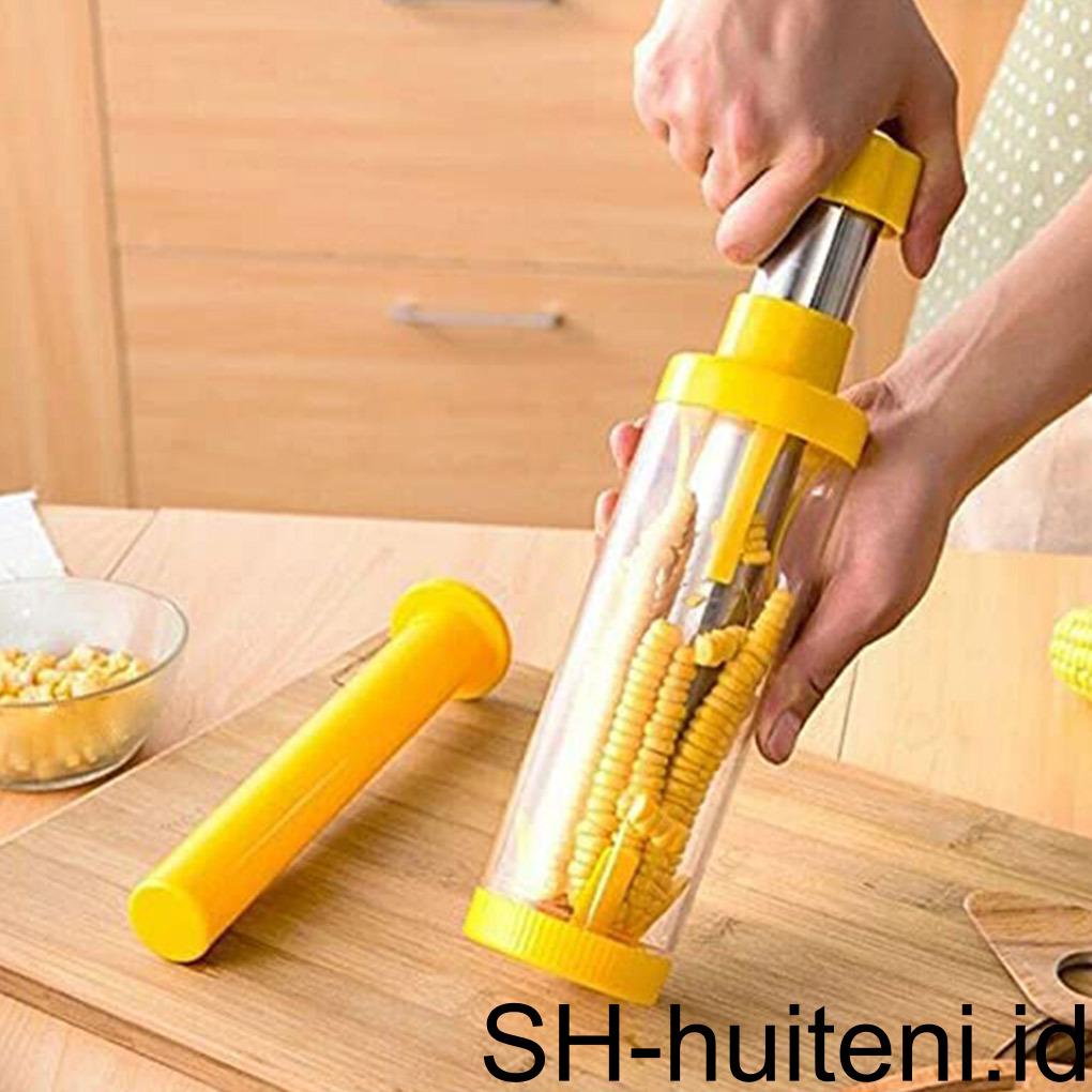 Corn Round Stainless Alat Serut Sayur Corn Kernel Stripper Remover Gadget Dapur Rumah