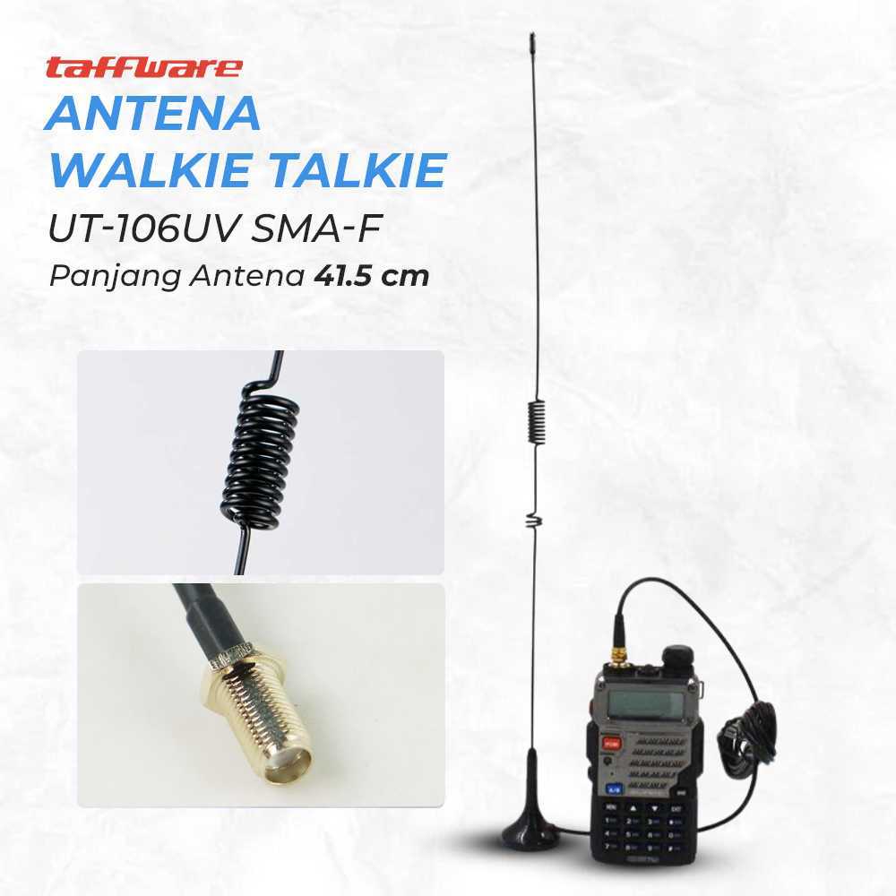 Taffware Walkie Talkie Antena UT-106UV SMA-F Taffware Pofung Baofeng