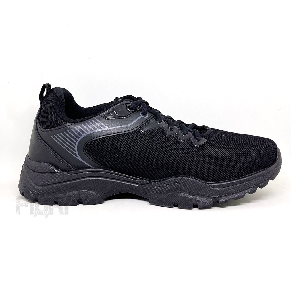 FIURI - PRO ATT - HM 80 FULL HITAM 39-43 - Sepatu Kets Pria - Sepatu Sneakers Pria - Sepatu Olahraga Sport Pria - Sepatu Casual - Sepatu Jogging Lari Fitness Gym Senam Pria - Sepatu Cowok - Sepatu Sekolah Bertali SD SMP SMA