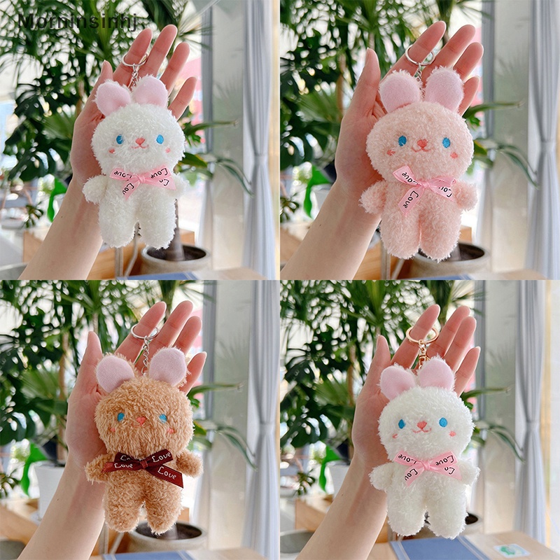 Mornin Lovely Rabbit Plush Doll Kartun Bunny Mainan Mewah Hewan Lucu Gantungan Kunci Tas Liontin Kartun Hadiah Ulang Tahun id