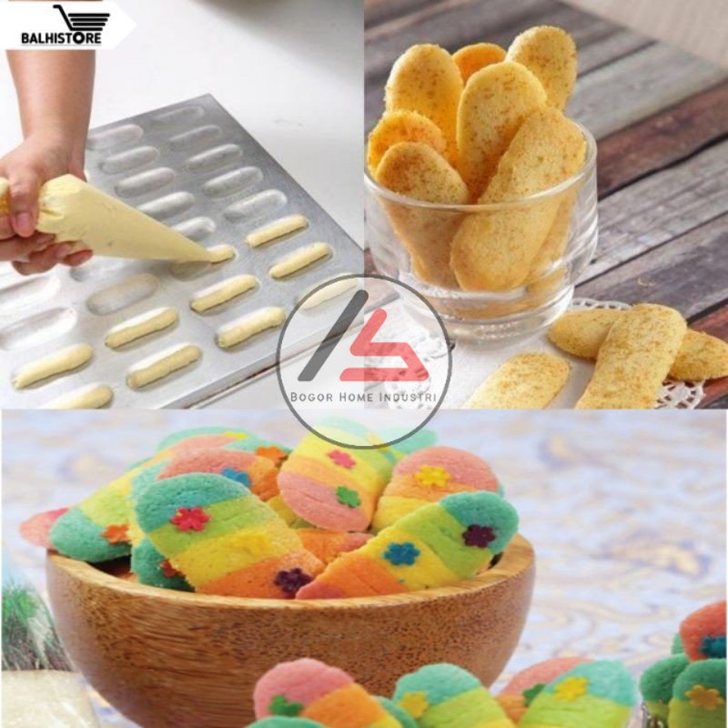Cetakan Kue Lidah Kucing Loyang Kue